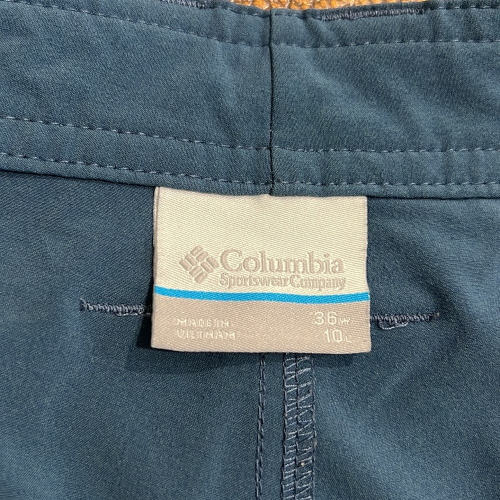 Brand New Columbia Sportswear Company Activewear 5 pockets Cool Blue Shorts! - Picture 5 of 9